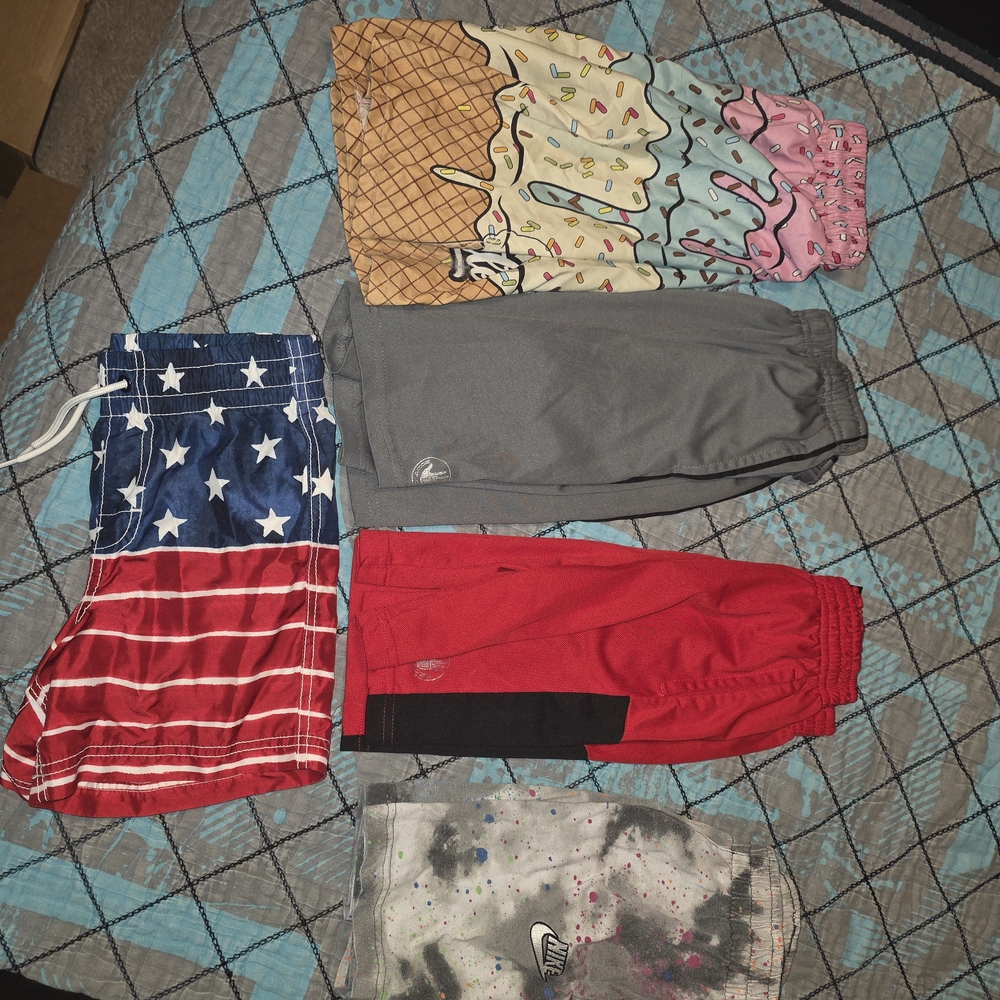 Colorful Graphic Shorts Collection